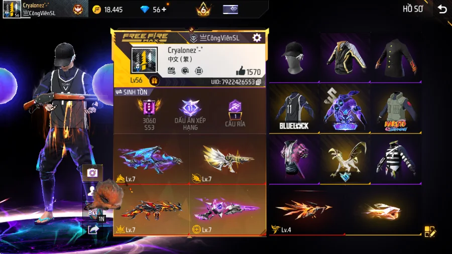 VIP 6 · Chuyên Nam · Nagi +2 skin