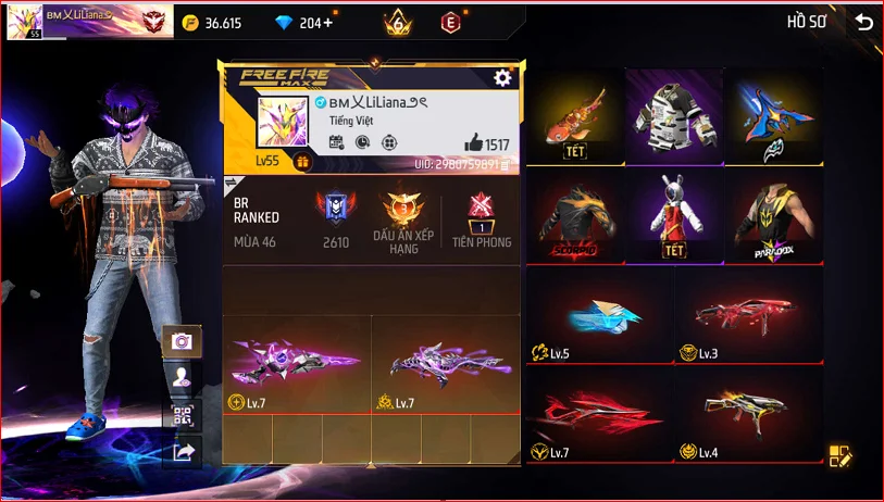 VIP 6 · Chuyên Nam · Bộ Thần Ma