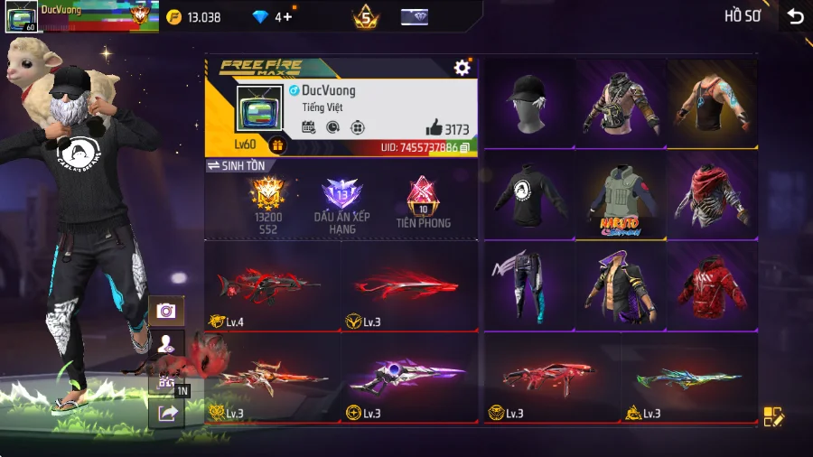 VIP 5 · Chuyên Nam · Bộ Trai Ngổ Ngáo