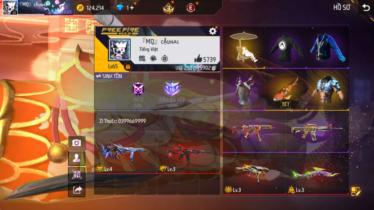 VIP 3 · Chuyên Nam. Nữ