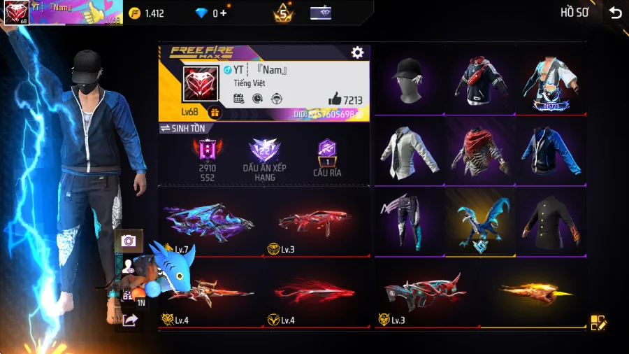 VIP 6 · Chuyên Nam · Bộ Trai Ngổ Ngáo