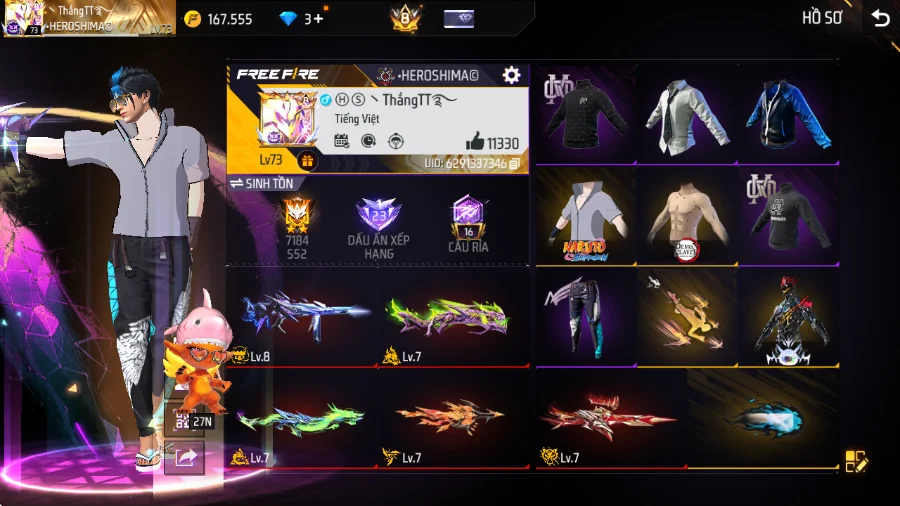 VIP 8 · Chuyên Nam · sasuke