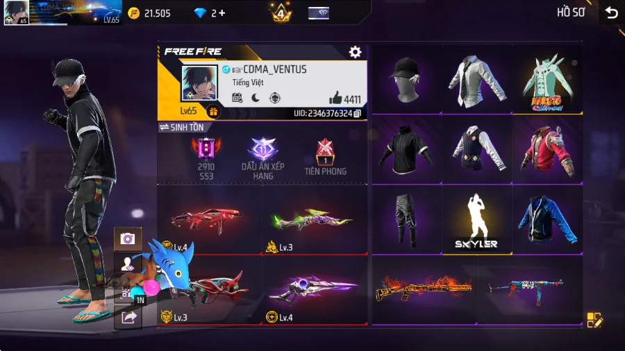 VIP 5 · Chuyên Nam · Bộ Trai Ngổ Ngáo