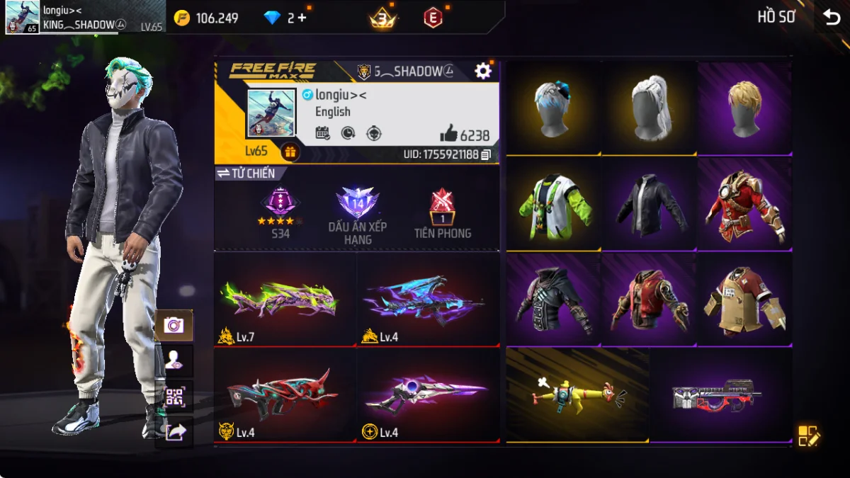 VIP 6 · Chuyên Nam · Đồ Khủng Long