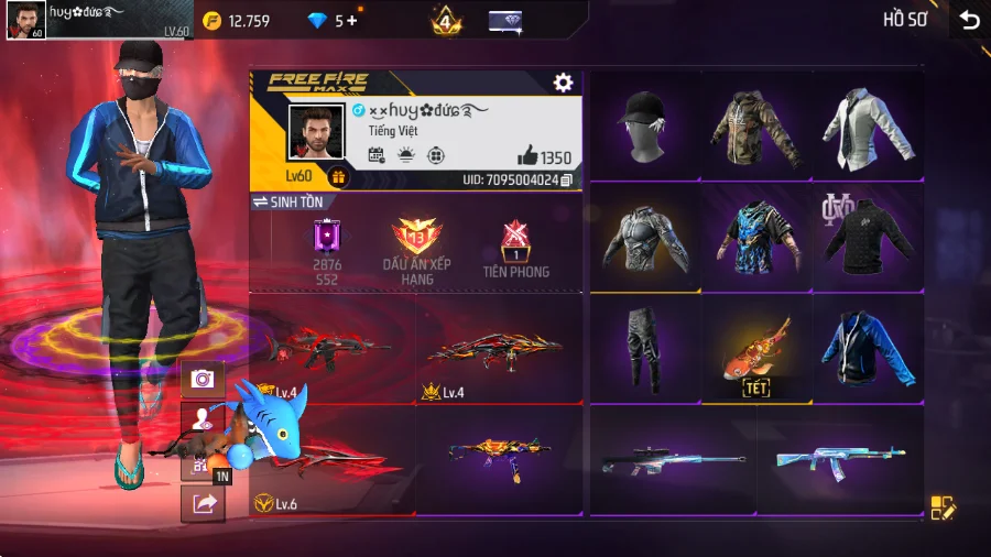 VIP 4 · Chuyên Nam · Bộ Trai Ngổ Ngáo