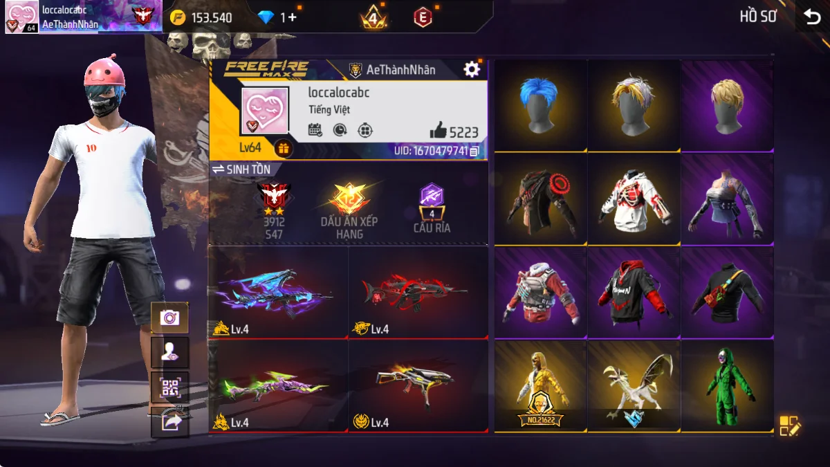 VIP 4 · Chuyên Nam · Bộ Siêu Đạo Chích +1 skin